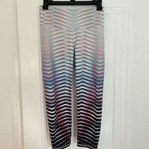XS Athleta striped leggings